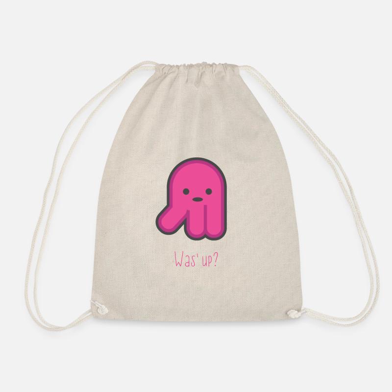 Was ́ up Octopus - Drawstring Bag - nature