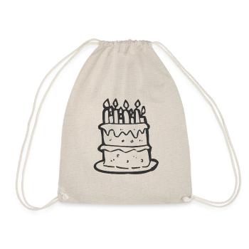Gâteau d'anniversaire - Sac de sport léger - nature - Devant