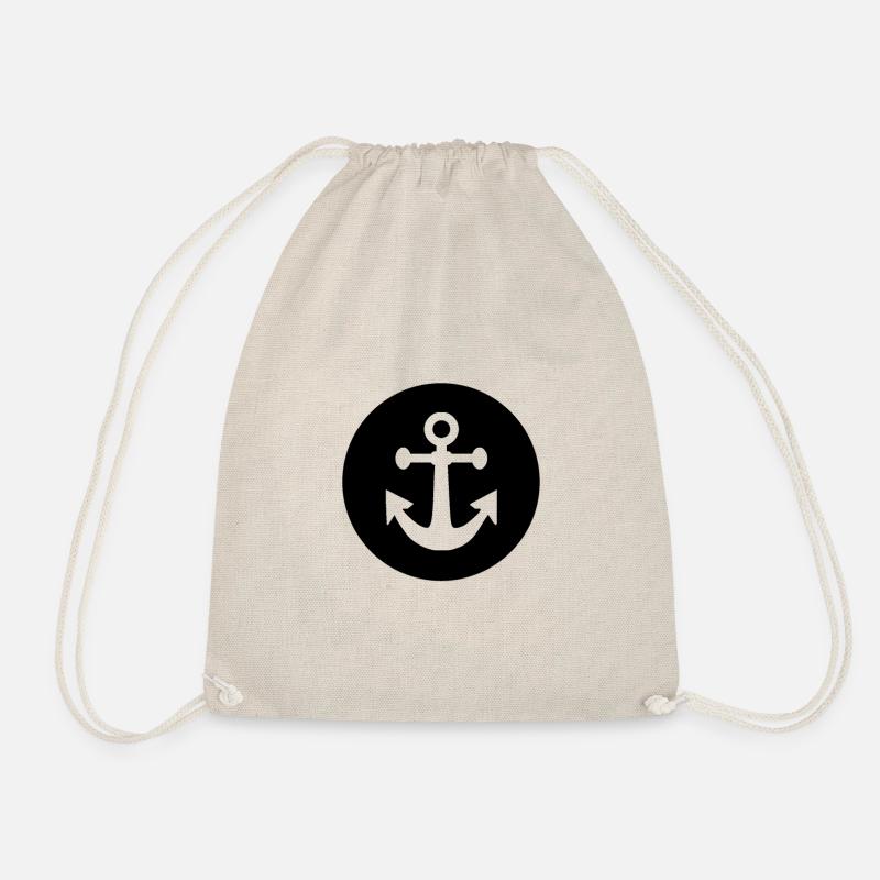 anchor - Drawstring Bag - nature