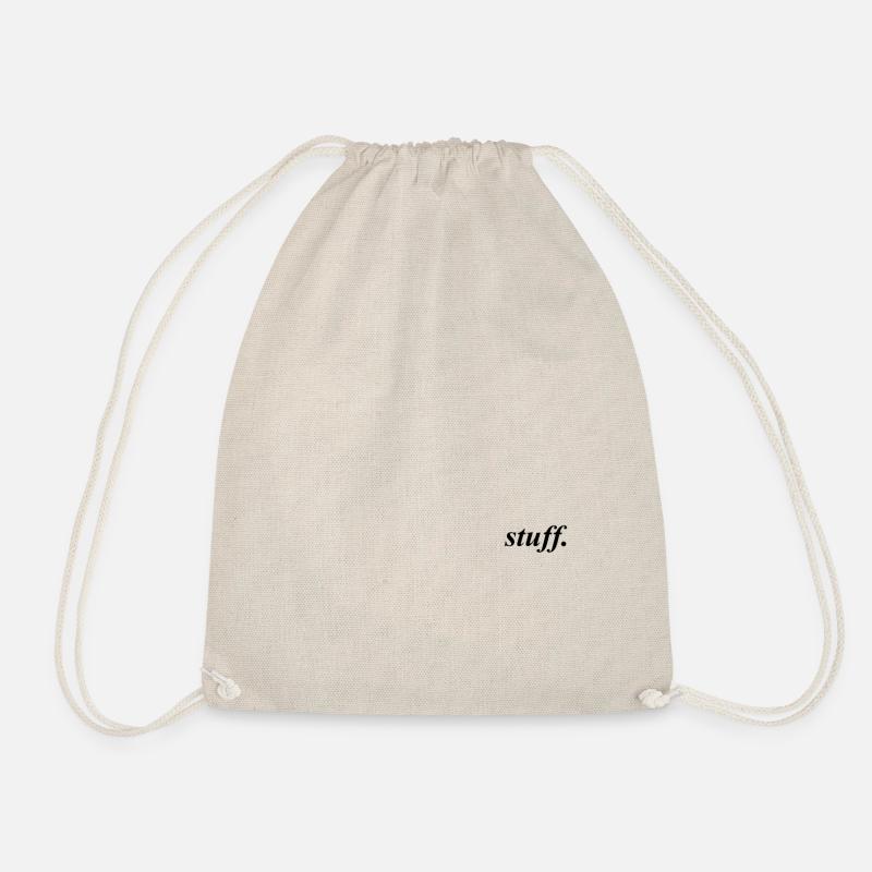 Stuff. - Subtle style - Drawstring Bag - nature