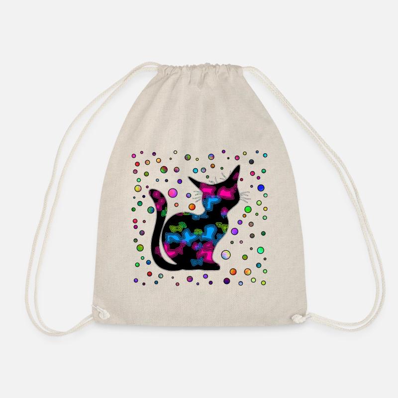 Katze - Turnbeutel - Natur