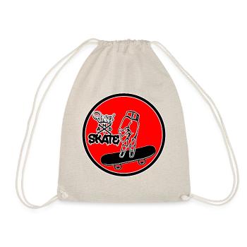 Skate Or Die - Drawstring Bag - nature - Front