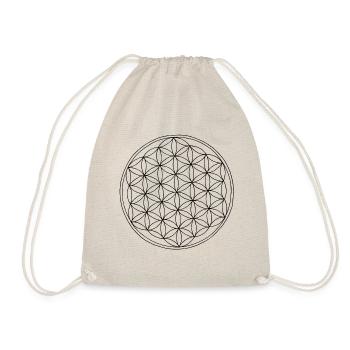 Mandala Nr 11 Lebensblume - Turnbeutel - Natur - Vorne