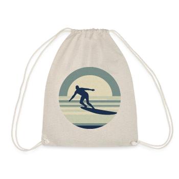 Cool Surfer - Retro - Drawstring Bag - nature - Front