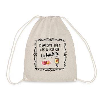 Raclette - Sac de sport léger - nature - Devant