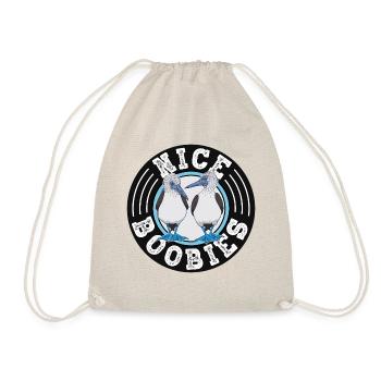 Nice Boobies Adulte Humour Halloween Cadeau Booby Bird - Sac de sport léger - nature - Devant