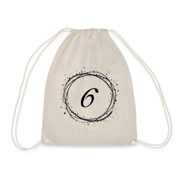6 - Drawstring Bag - nature - Front