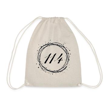 114 - Drawstring Bag - nature - Front