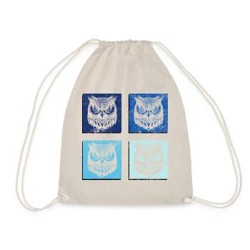 Animaux de la forêt, faune et nature, chouettes - Sac de sport léger - nature - Devant