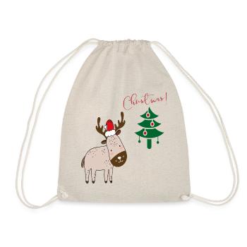 Noël de l’orignal - Sac de sport léger - nature - Devant