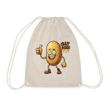 Crazy Veggies : Potato thumbs up (en anglais seulement) - Sac de sport léger - nature - Devant