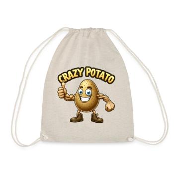 Crazy Veggies : Potato Body Builder Pouces en l’air - Sac de sport léger - nature - Devant