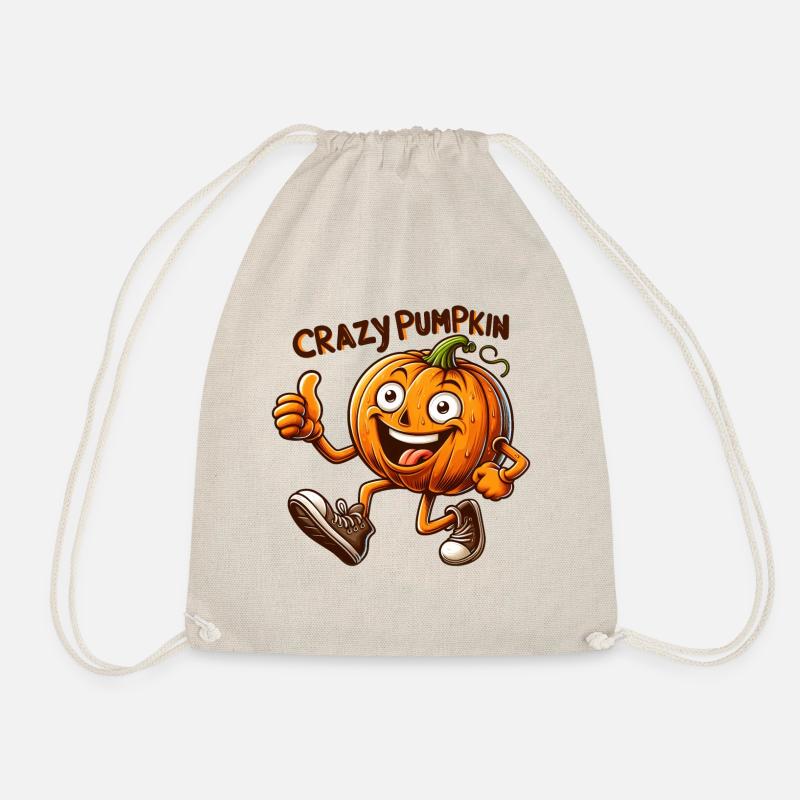 Crazy Veggies: Sweating Pumpkin - Turnbeutel - Natur