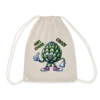 Crazy Veggies: Artichoke Gang Thumbs Up - Turnbeutel - Natur - Vorne