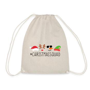 Christmassquad, Weihnachtsgang, Weihnachten - Turnbeutel - Natur - Vorne