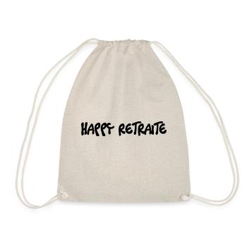 RETRAITE. RETRAITE. RETRAITEE. SENIOR. MAMIE. PAPY - Sac de sport léger - nature - Devant