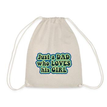 Juste un papa qui aime sa fille - Sac de sport léger - nature - Devant