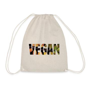 Vegan - Turnbeutel - Natur - Vorne