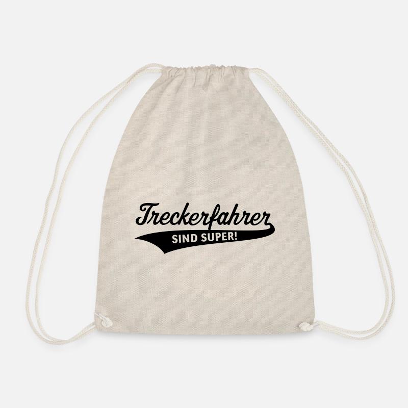 Treckerfahrer – Sind Super! (Trecker / B) - Turnbeutel - Natur