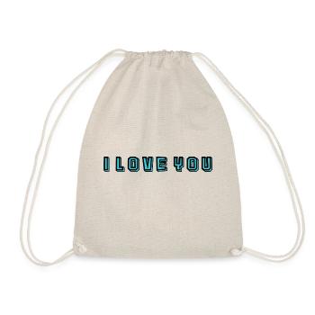 LIEBE. MUTTERTAG. SCHÖNEN MUTTERTAG. MAMA - Turnbeutel - Natur - Vorne