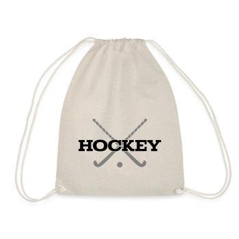 Hockey Emblem Color Changing - Drawstring Bag - nature - Front