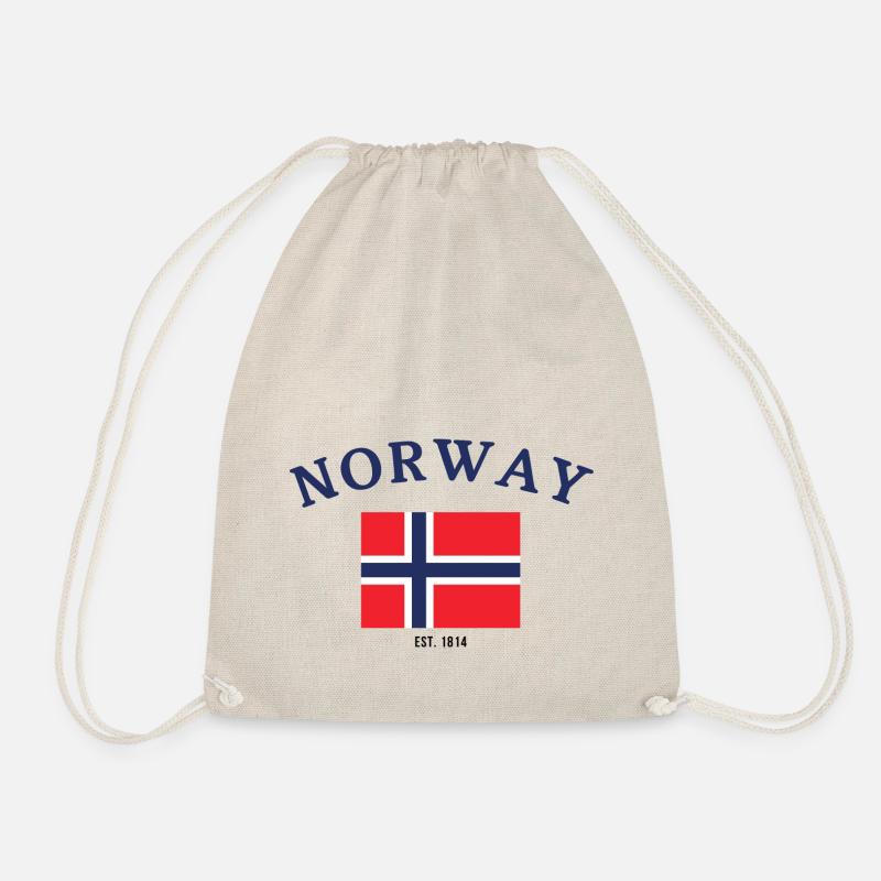Norwegen Flagge - Turnbeutel - Natur