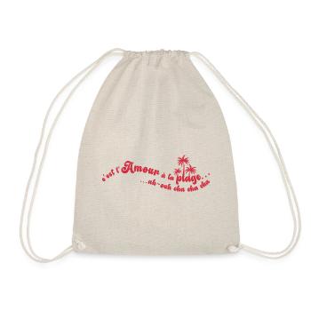 Amour a la plage - Sac de sport léger - nature - Devant