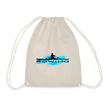 Rowing, rowing and water - Drawstring Bag - nature - Front