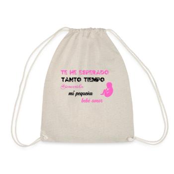 Je t'ai tant attendu PNK BLK - Sac de sport léger - nature - Devant