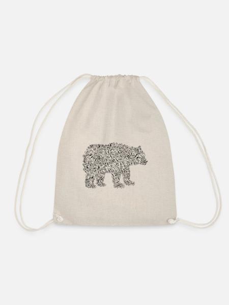 L'ours des vélos Vélo - Sac de sport léger - nature
