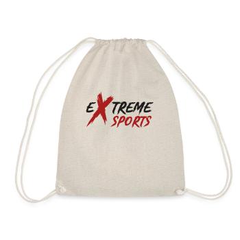 Extremsportler Sport Sportlich - Turnbeutel - Natur - Vorne