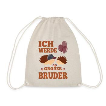 Bruder - Ich werde großer Bruder - Turnbeutel - Natur - Vorne