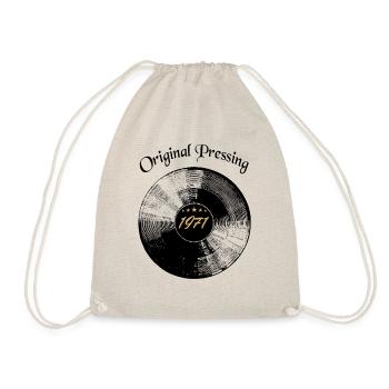 Birthday 1971 Born - Drawstring Bag - nature - Front