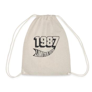1987 Geboren Geburtstag - Turnbeutel - Natur - Vorne