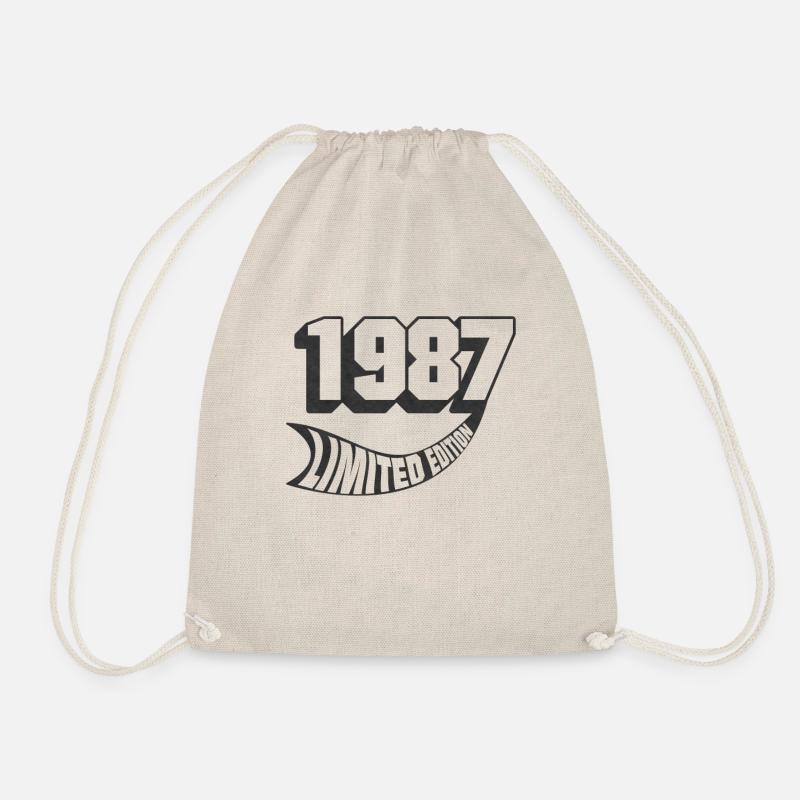 1987 Geboren Geburtstag - Turnbeutel - Natur