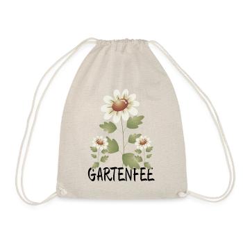 Blumen Für Die Gartenfee Gärtnerin Garten Geschenk - Turnbeutel - Natur - Vorne
