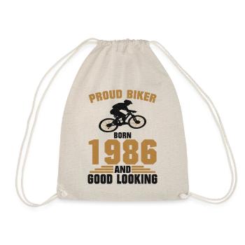 Fier anniversaire cycliste 1986 Né vélo - Sac de sport léger - nature - Devant