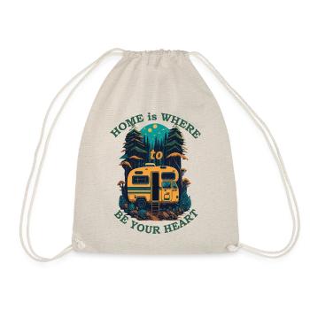 Camping, Maison, Caravane, Voyage - Sac de sport léger - nature - Devant