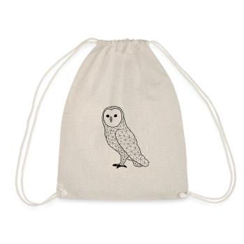 Owll GeomeTRIX - Turnbeutel - Natur - Vorne