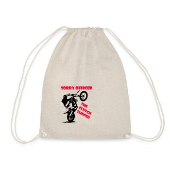 Chemise de motard 'Sorry Officer' - Sac de sport léger - nature - Devant