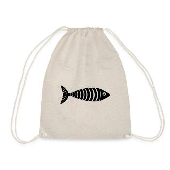 fish - Drawstring Bag - nature - Front