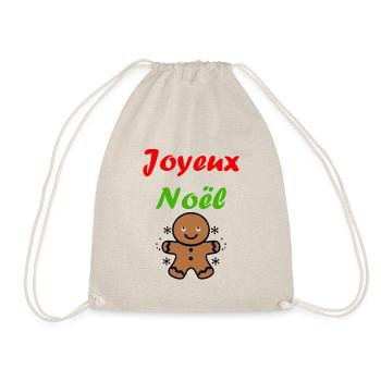 Joyeux noel pain d'épice - Sac de sport léger - nature - Devant