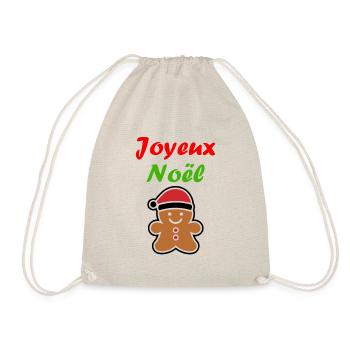 Joyeux noel pain d'épice - Sac de sport léger - nature - Devant
