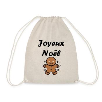 Joyeux noel pain d'épice - Sac de sport léger - nature - Devant