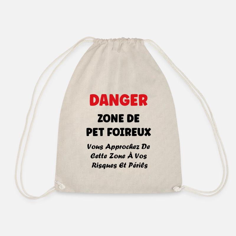 Danger zone de prout - Sac de sport léger - nature