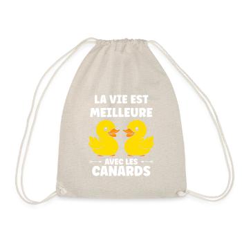 humour canard - Sac de sport léger - nature - Devant