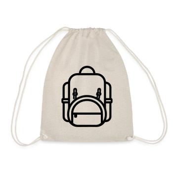 Backpack - Drawstring Bag - nature - Front