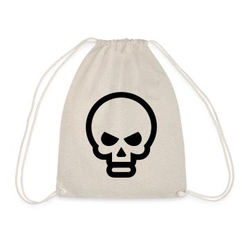 Tête de mort - Sac de sport léger - nature - Devant