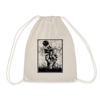 Zombie Rose Fleur Main Halloween - Sac de sport léger - nature - Devant