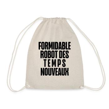 formidable robot - Sac de sport léger - nature - Devant